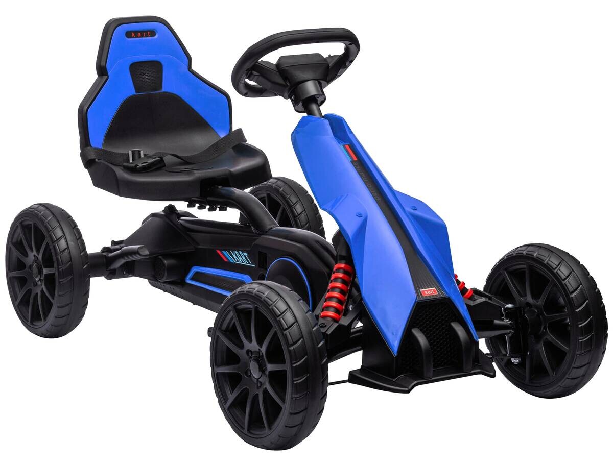HOMCOM Go Kart blau B/H/L: ca. 58x58,5x100 cm