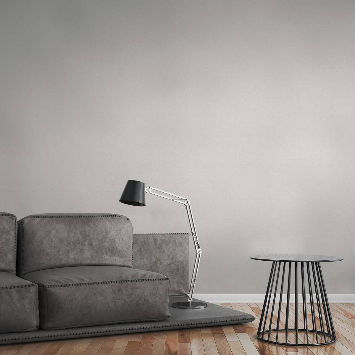 A.S.Creation Vliestapete Attractive Uni weiß B/L: ca. 53x1005 cm