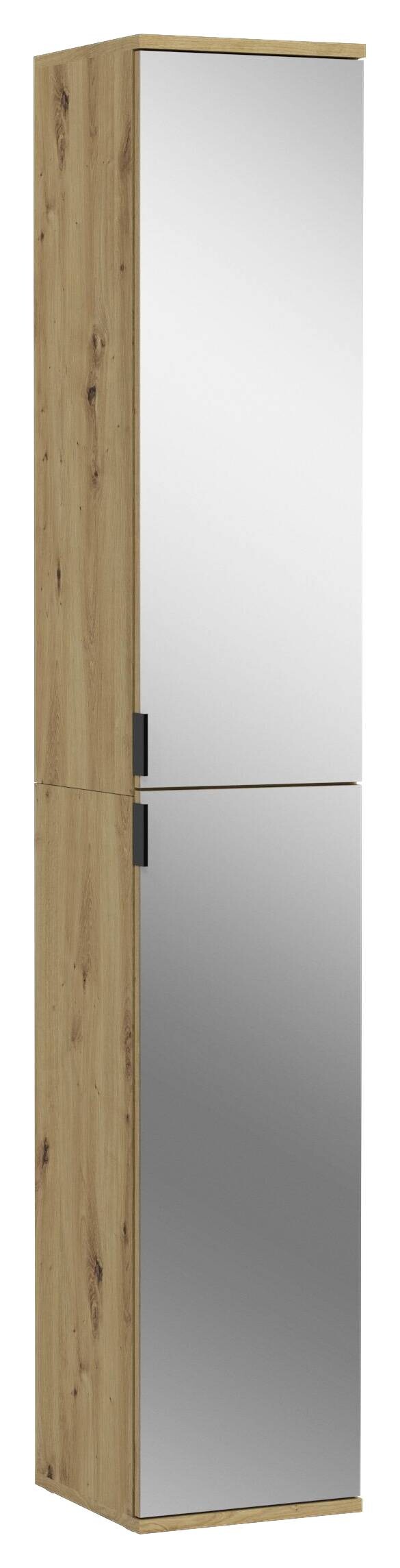 Garderobe PROJEKT Eiche Artisan Nachbildung Spiegel B/H/T: ca. 91x193x34 cm