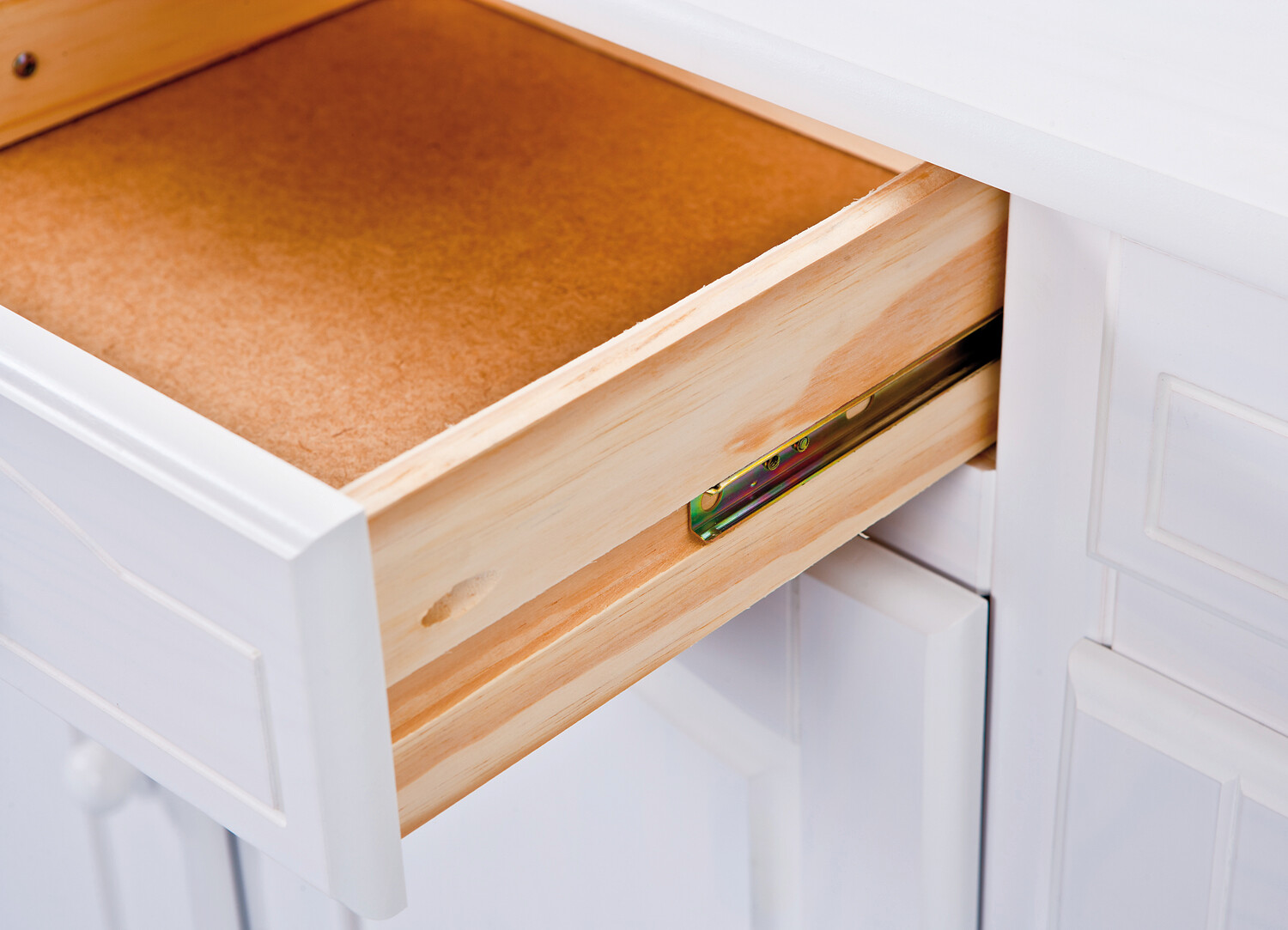 Buffet Siena weiß lackiert Kiefer B/H/T: ca. 130x198x43 cm