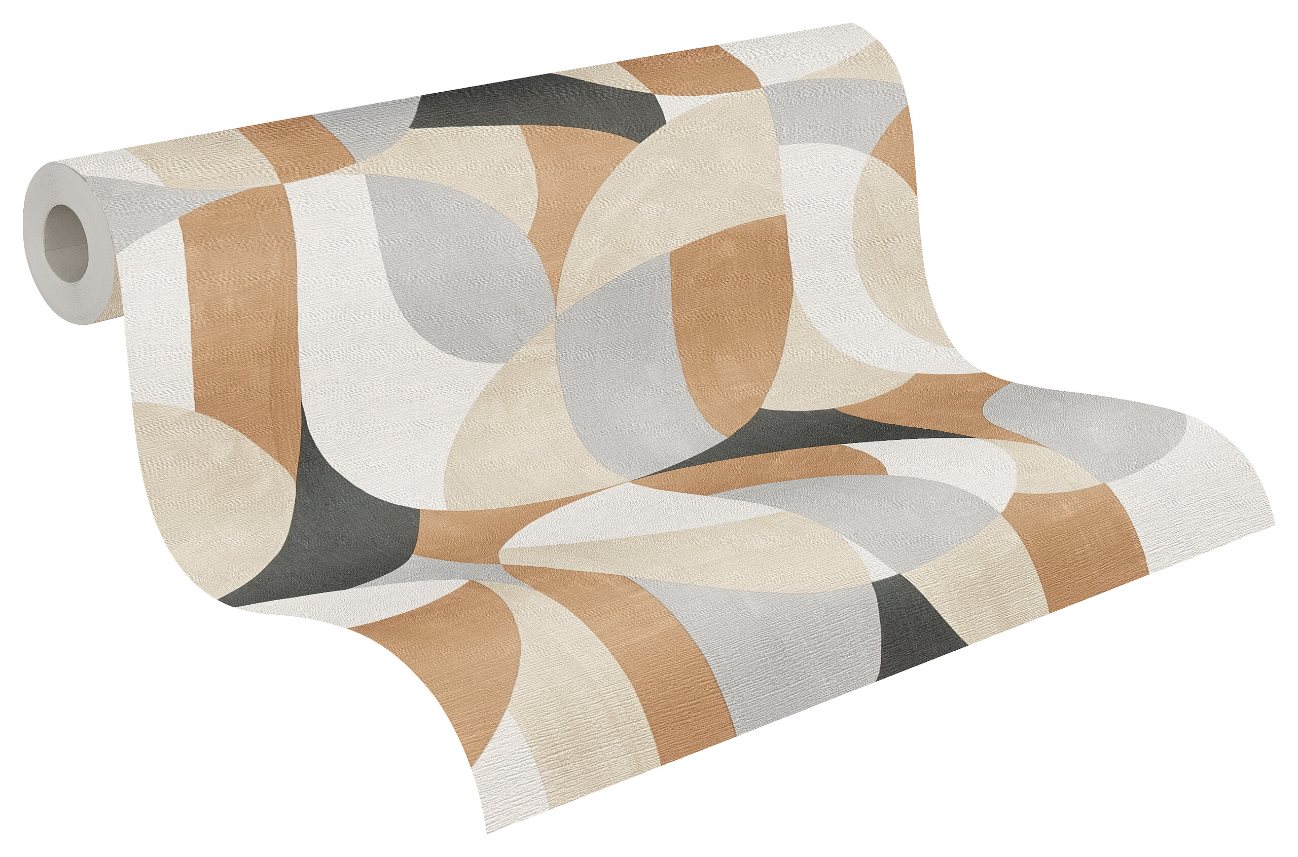 A.S.Creation Vliestapete schwarz beige B/H/D: ca. 53x1005x8,6 cm