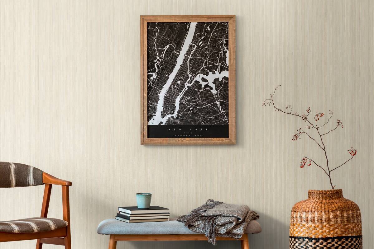 A.S.Creation Vliestapete beige creme gold B/H/D: ca. 53x1005x8,2 cm