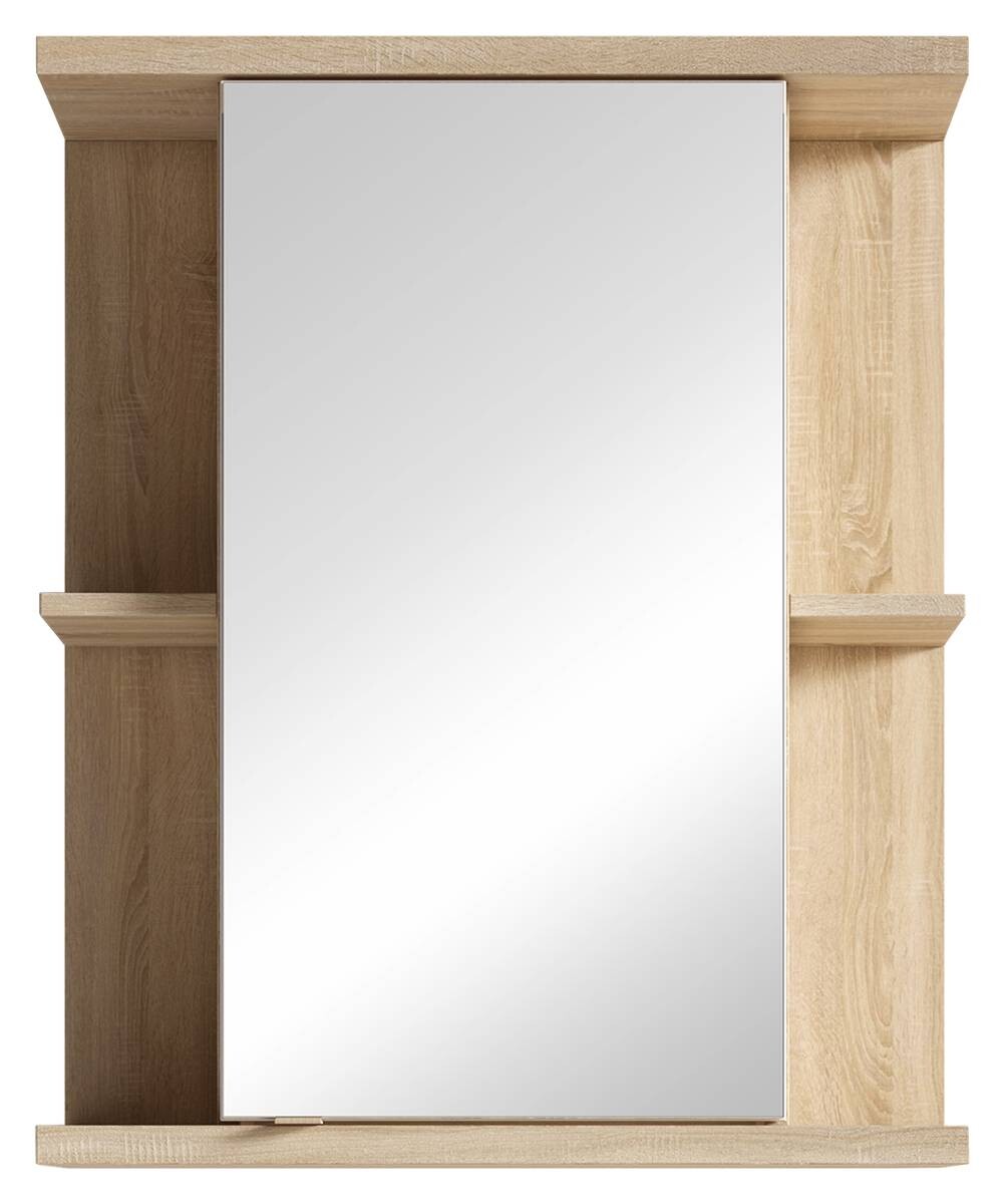 Spiegelschrank NEBRASKA Eiche Nachbildung B/H/T: ca. 60x70x25 cm