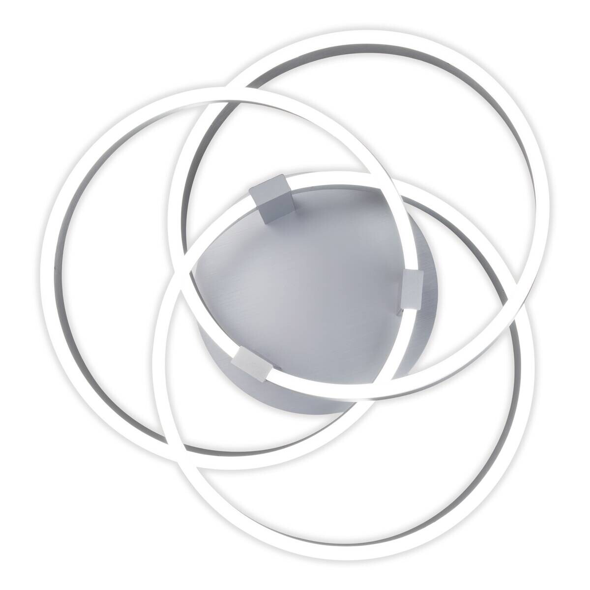 Näve Leuchten Deckenleuchte 1356260 Alu Metall Kunststoff B/H/T: ca. 58x18x58 cm null 1 Brennstellen