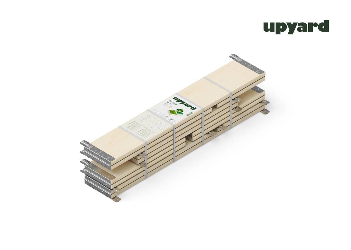 UPYARD Stufenbeet INDUSTRIAL natur Holz B/L: ca. 40x60 cm