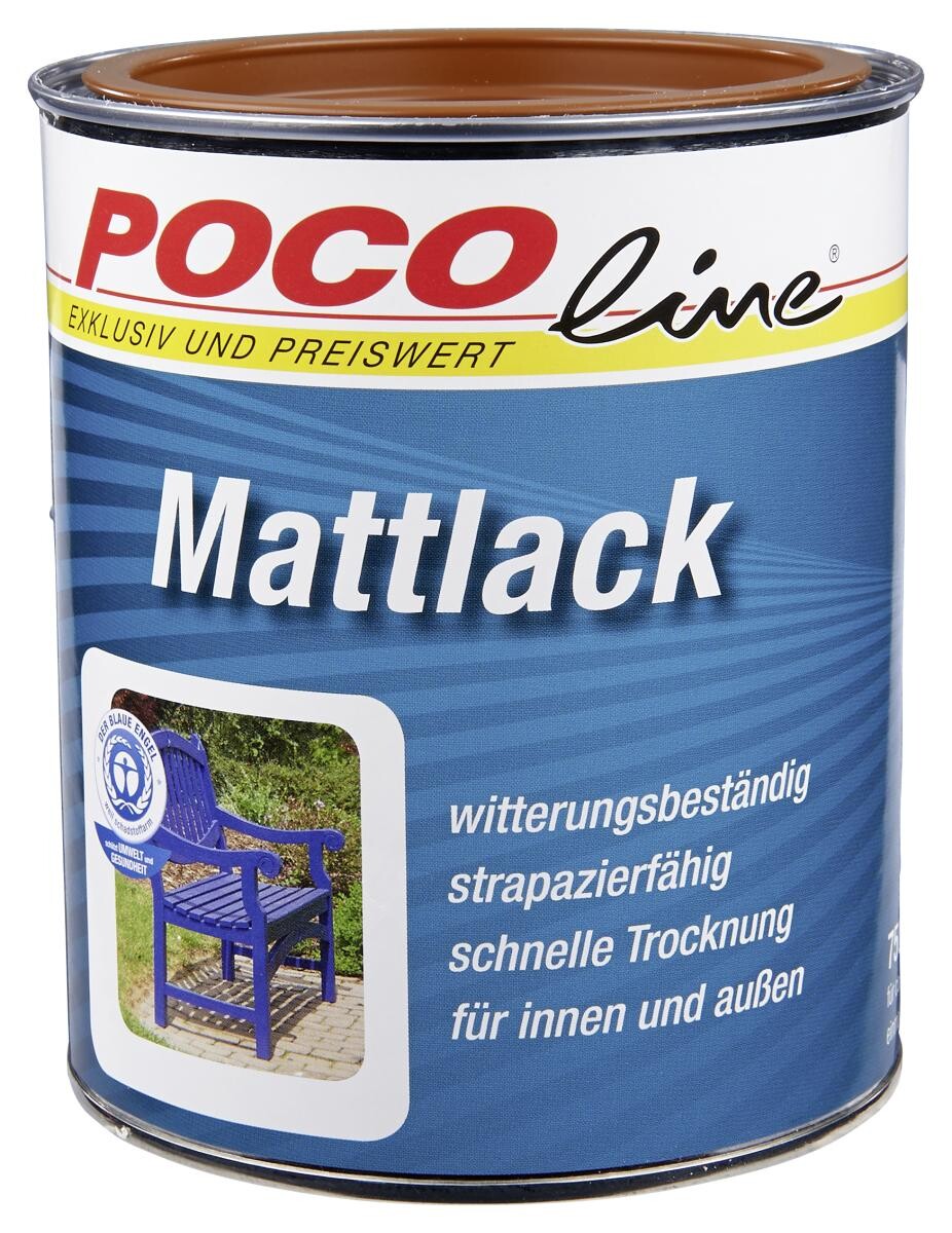POCOline Acyl Buntlack lehmbraun seidenmatt ca. 0,75 l