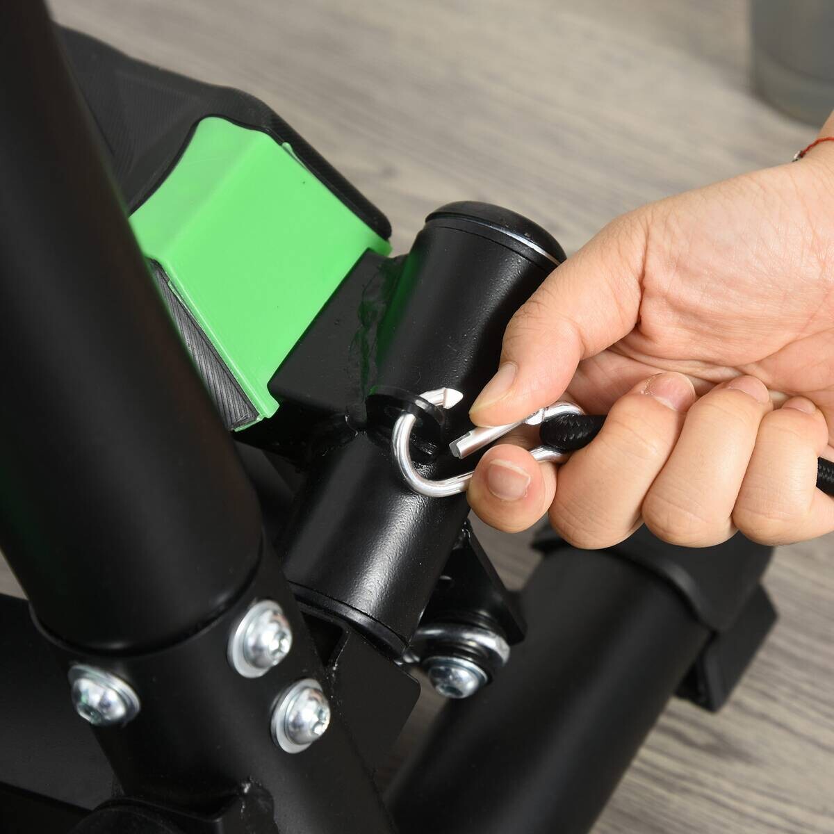 HOMCOM Stepper schwarz Kunststoff B/H/L: ca. 40x118x40 cm