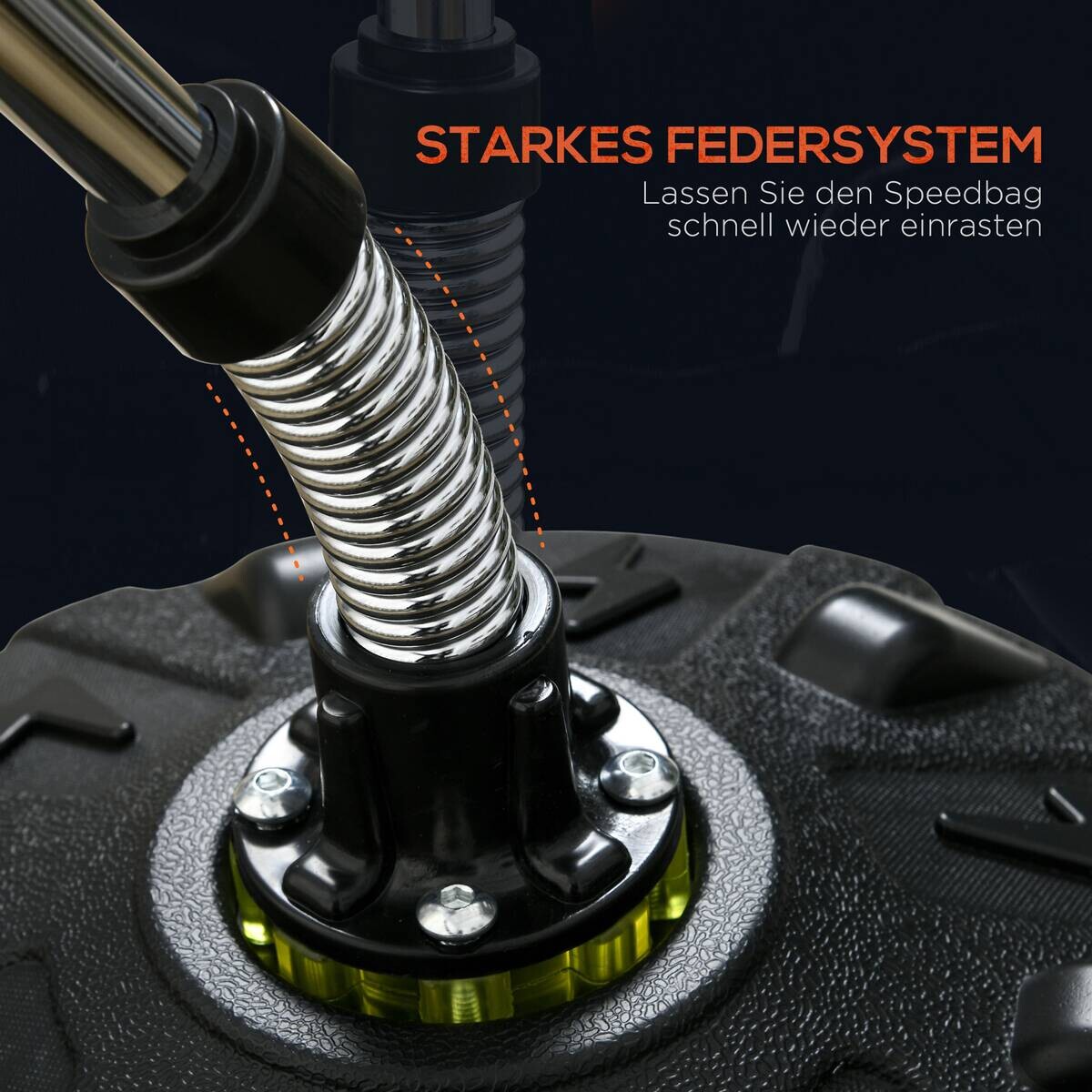 SPORTNOW Fitness-Zubehör schwarz Edelstahl B/H/L: ca. 48x48x180 cm