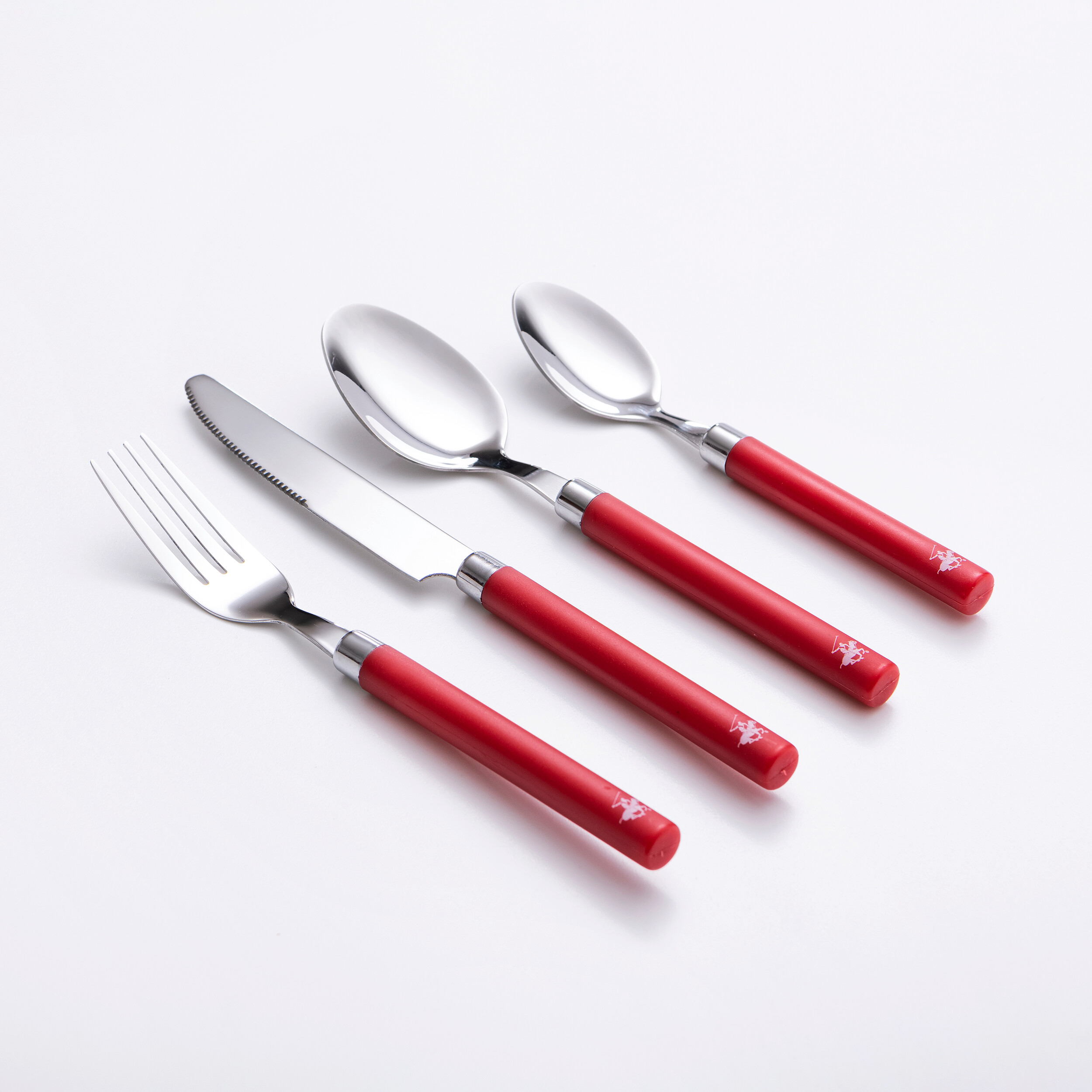 POLO CLUB Besteckset POLO CLUB rot Edelstahl 16 tlg.