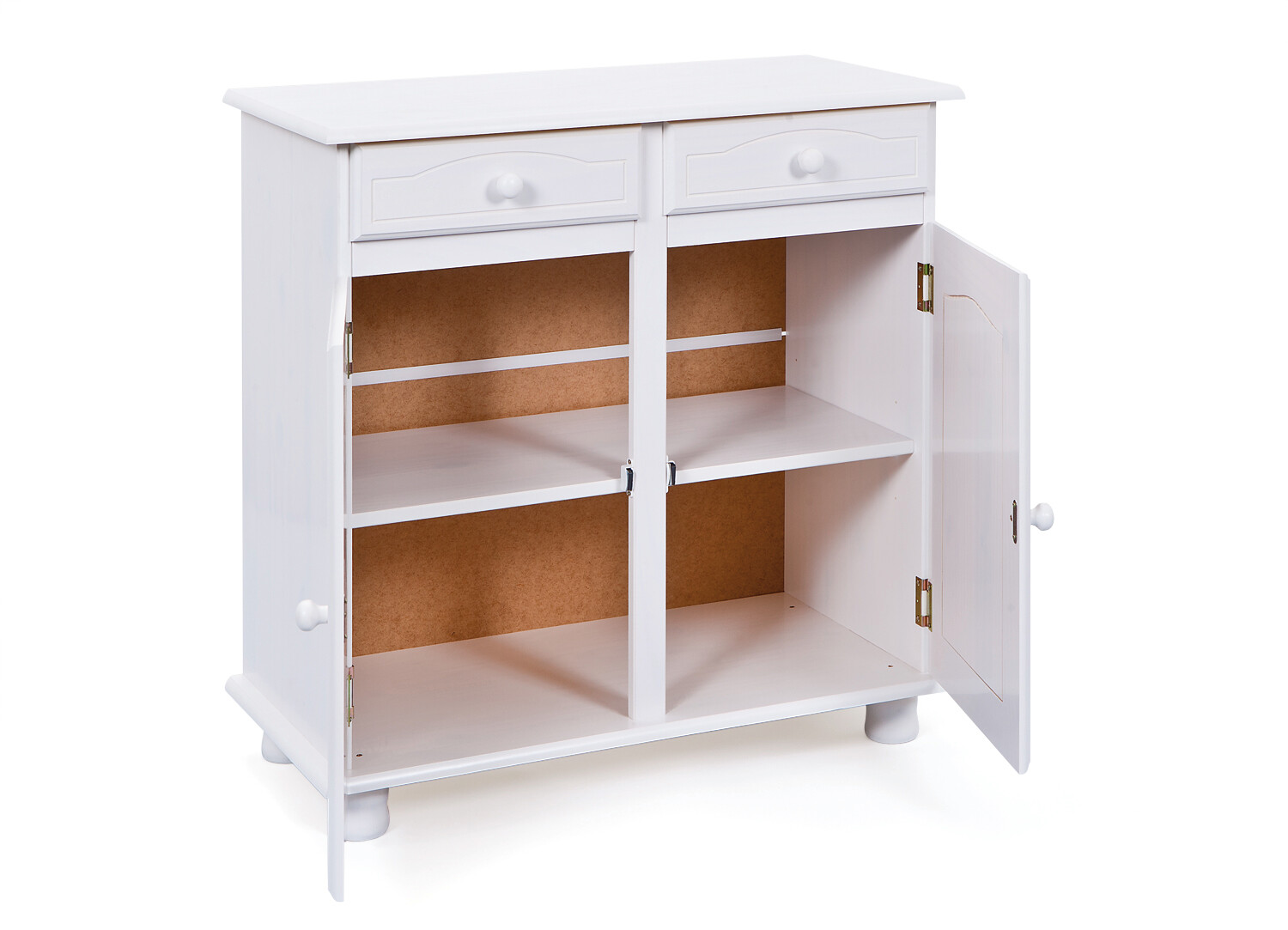 Kommode Lovi weiß lackiert B/H/T: ca. 88x87x43 cm