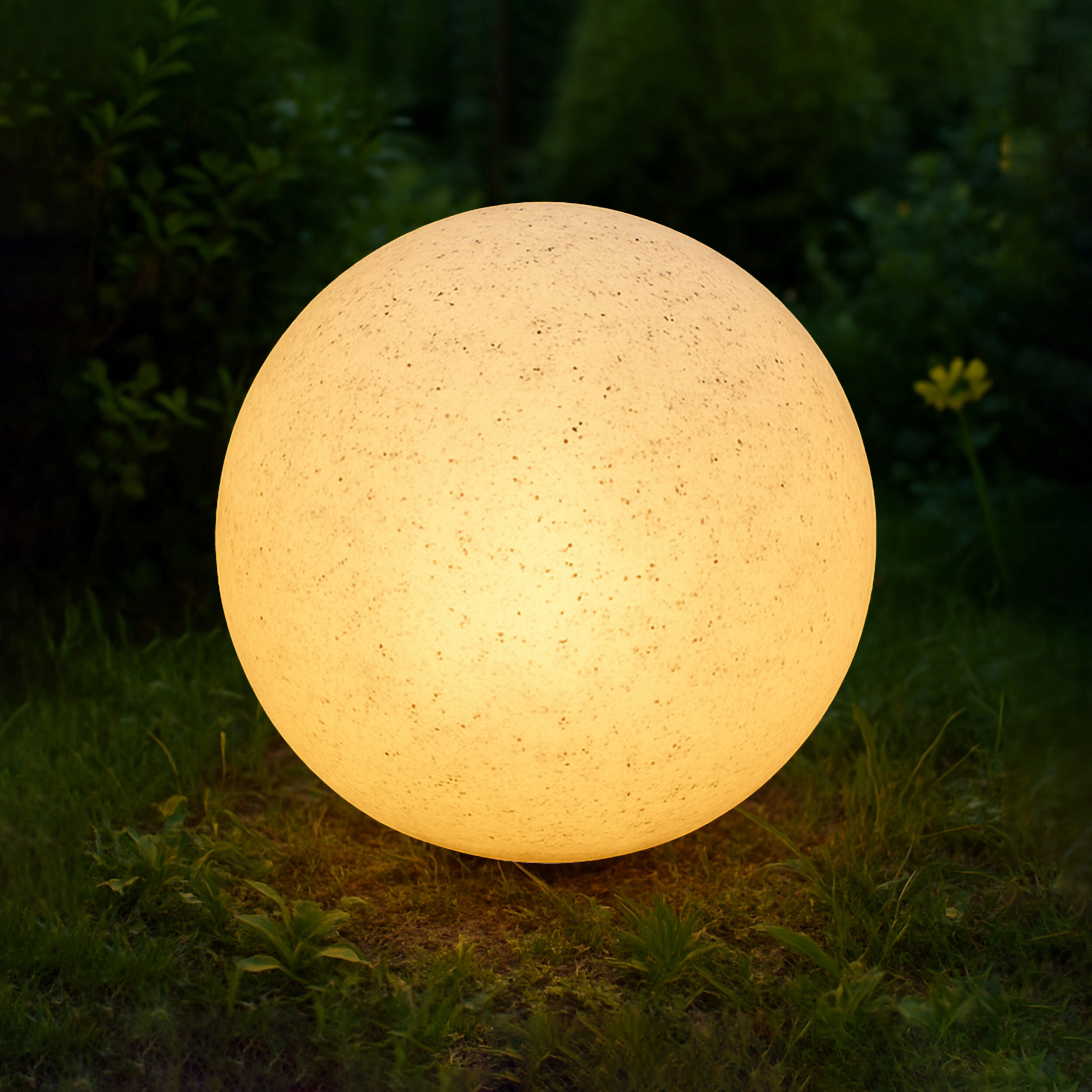 Außenleuchte stein B/H/L: ca. 25x28x25 cm