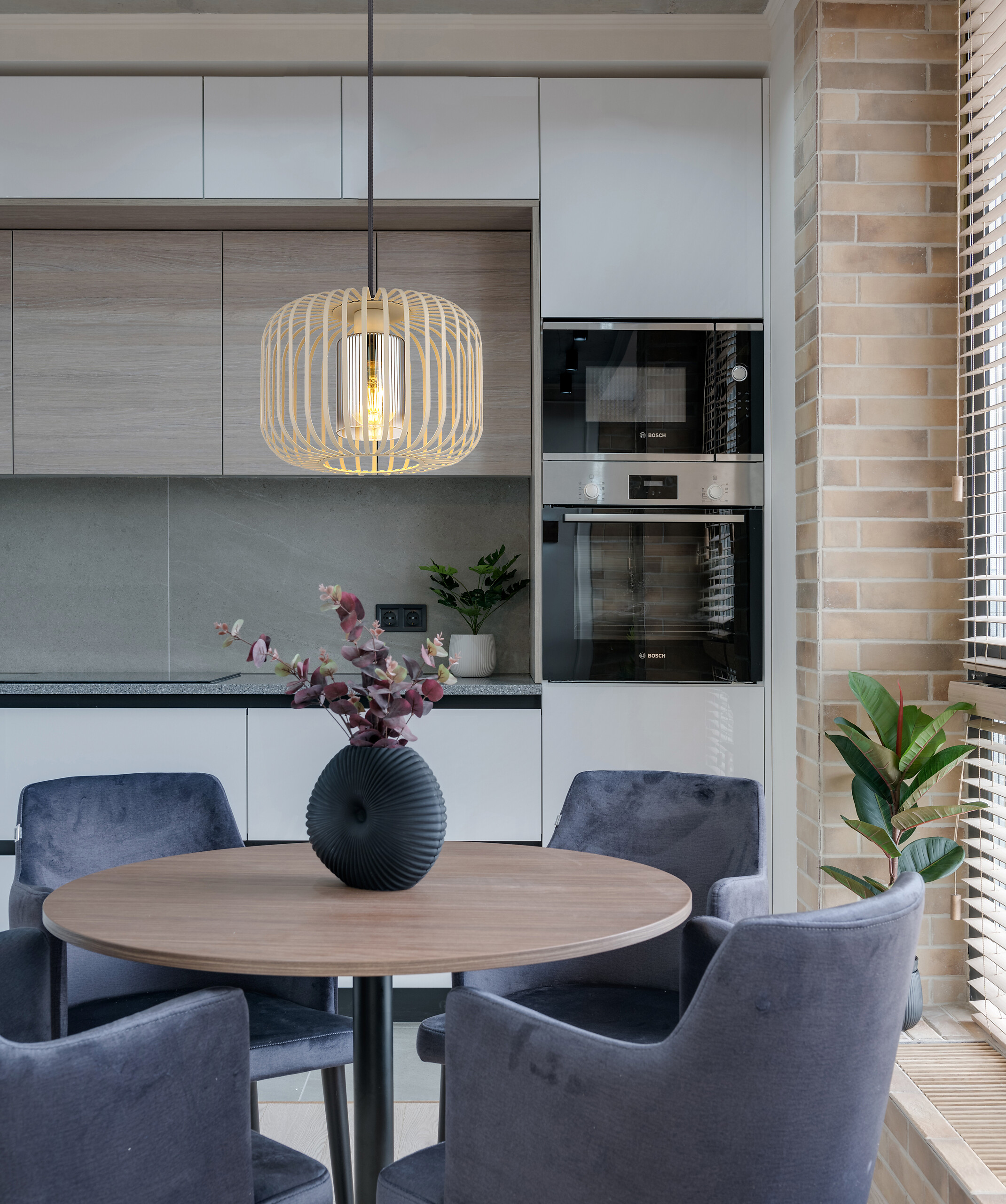 GLOBO Pendelleuchte Metall H/D: ca. 120x28 cm E27 1 Brennstellen