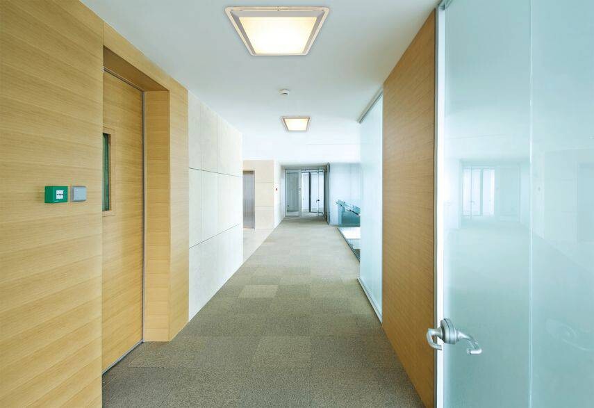 Näve Leuchten LED Deckenleuchte NV1160359 weiß Opal silber Metall Kunststoff B/H/T: ca. 34x8x34 cm null 24 Brennstellen