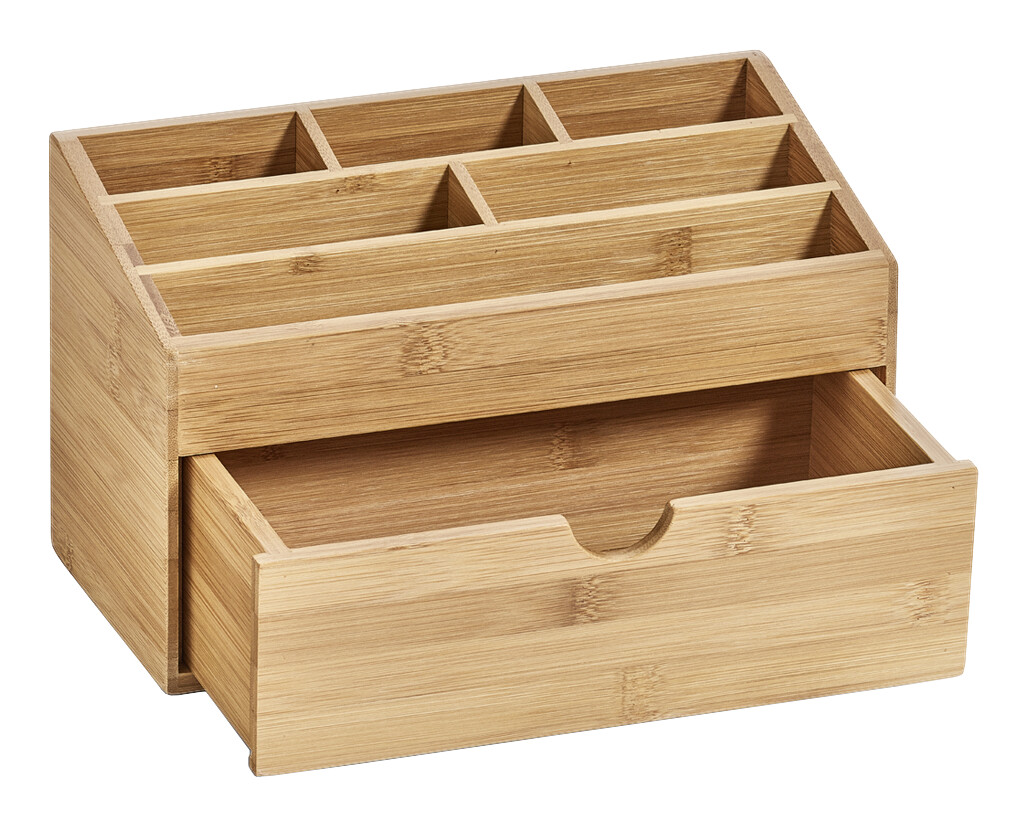 Organizer natur Bambus B/H/L: ca. 26x15x13 cm
