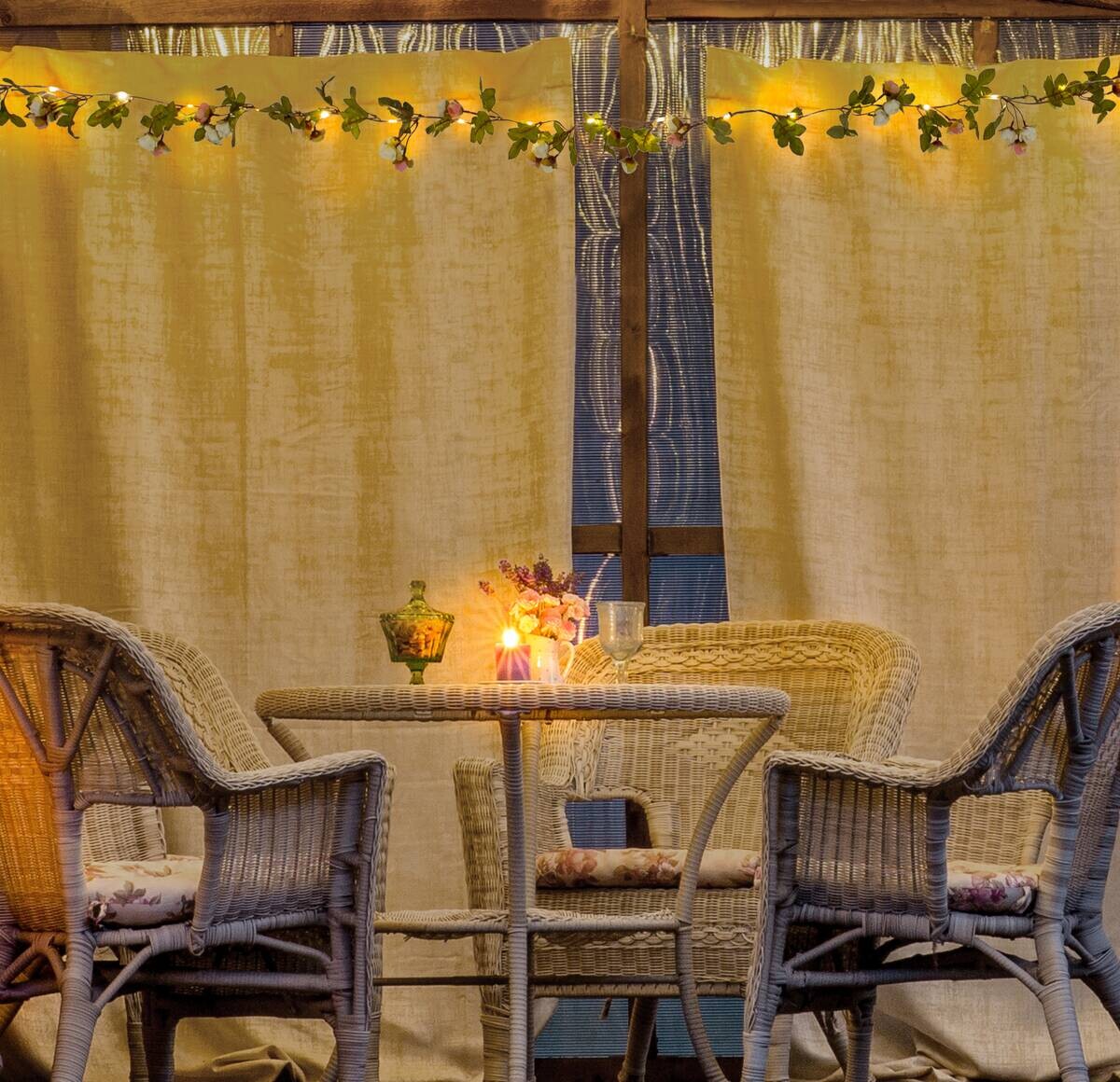 LED-Lichterkette 5268261 mehrfarbig Kunststoff L: ca. 420 cm