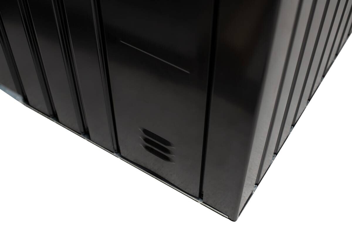 Westmann Fahrradgarage Velos schwarz B/H/L: ca. 133x151x222 cm