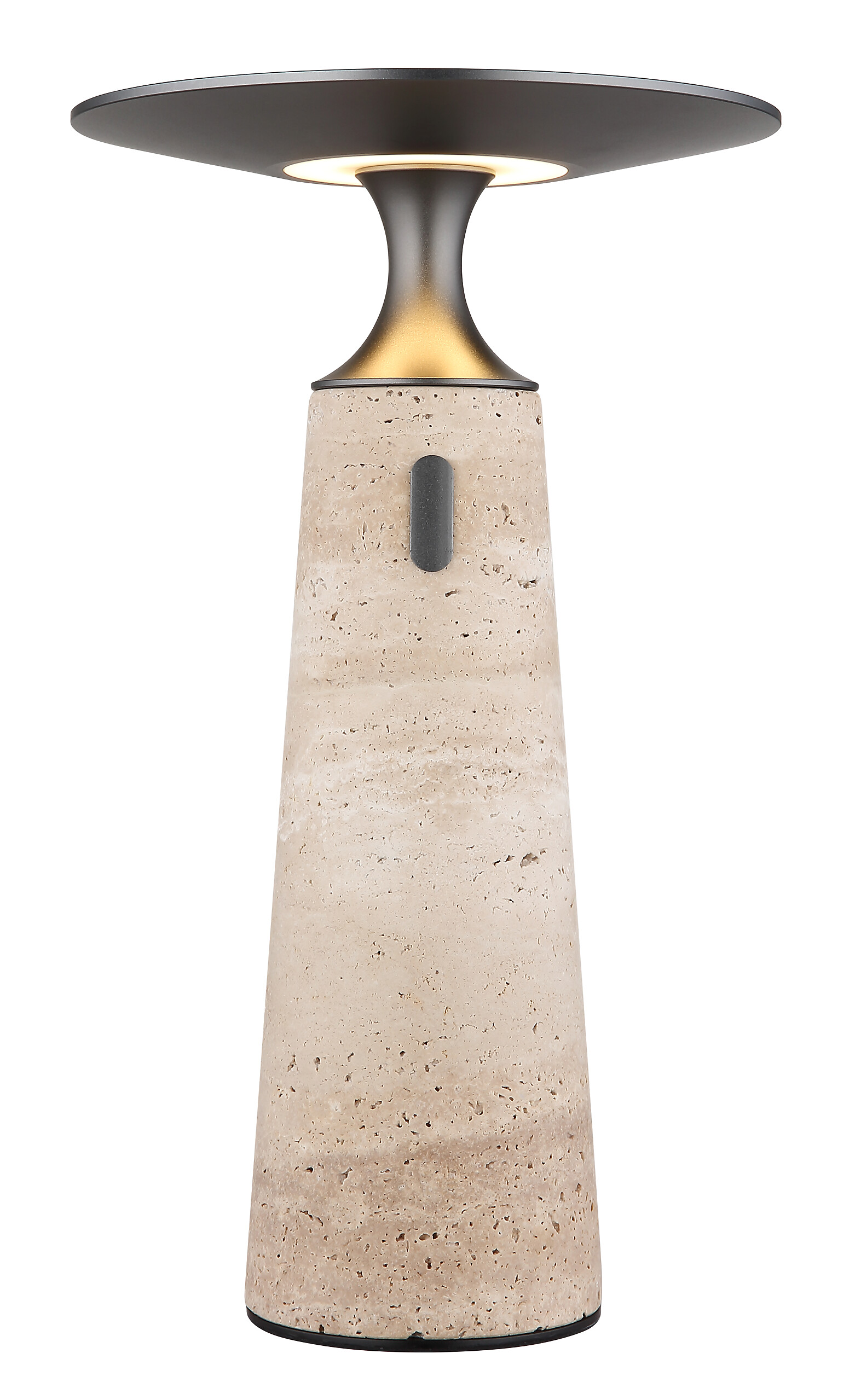 GLOBO Tischleuchte grau Graphit Opal Aluminium Stein H/D: ca. 33,6x20 cm 1 Brennstellen