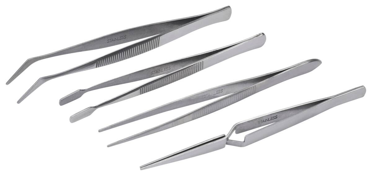 Meister Präzisions-Pinzetten 4 tlg.