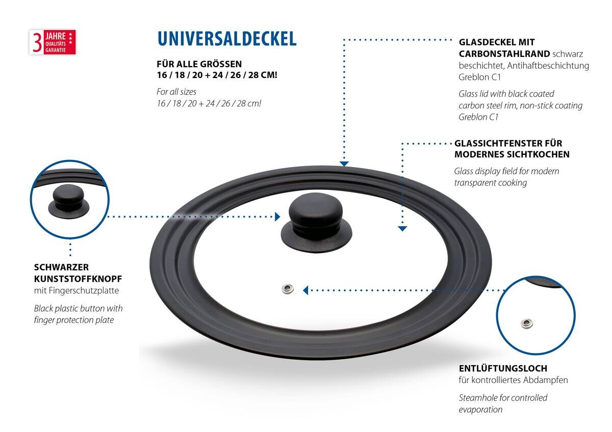 ELO Deckel D: ca. 28 cm