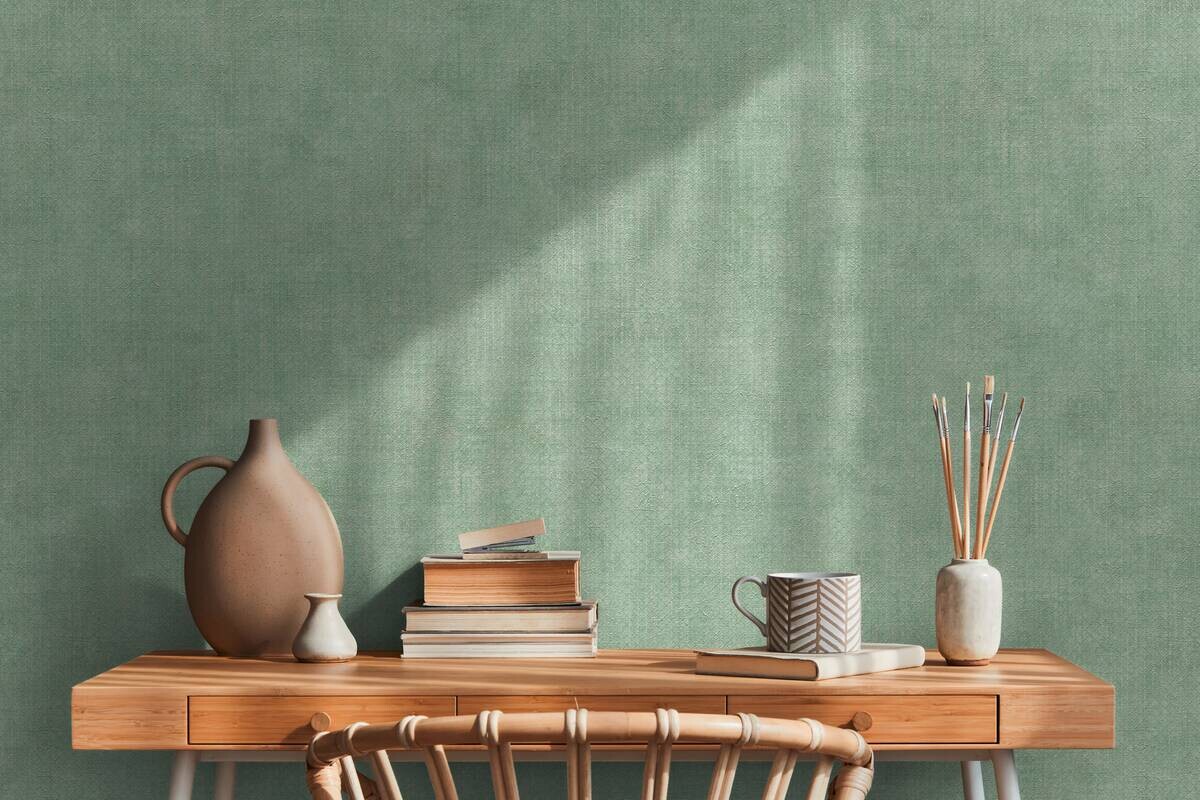 A.S.Creation Vliestapete grün silber B/H/D: ca. 53x1005x8,6 cm