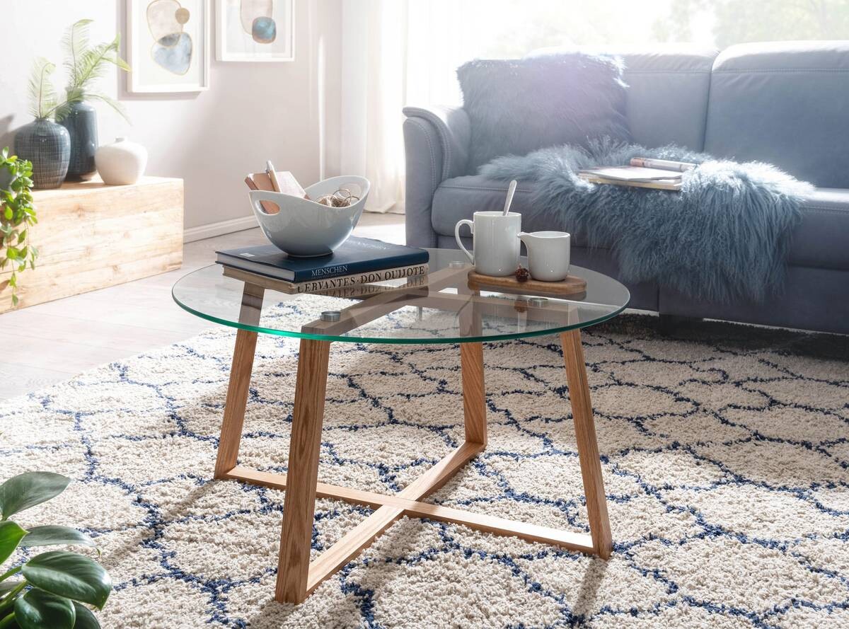 Wohnling Couchtisch natur B/H/T: ca. 78x41x78 cm