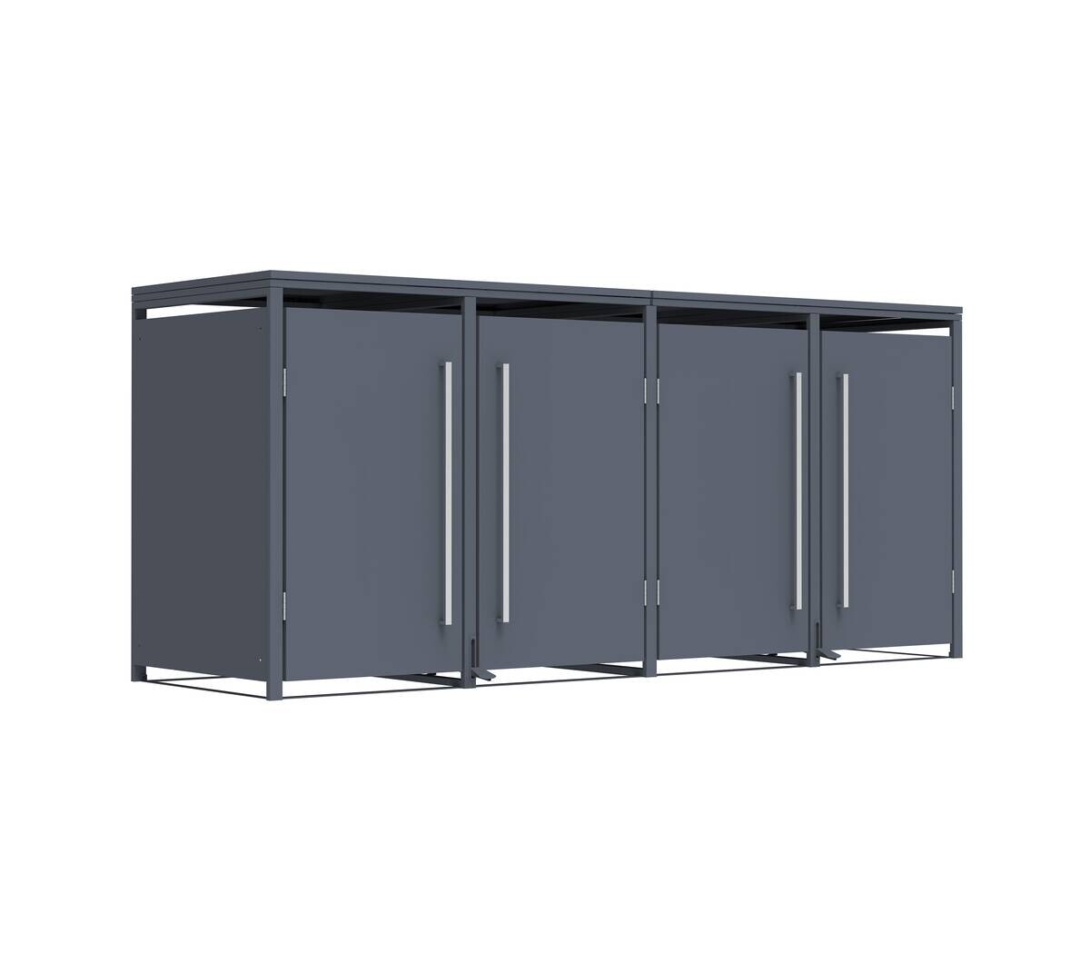 Westmann Mülltonnenbox Pedura anthrazit B/H/L: ca. 265x116x80 cm