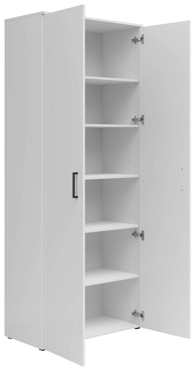 Schrank Multi-Stauraum Typ 37 weiß B/H/T: ca. 80x195x40 cm
