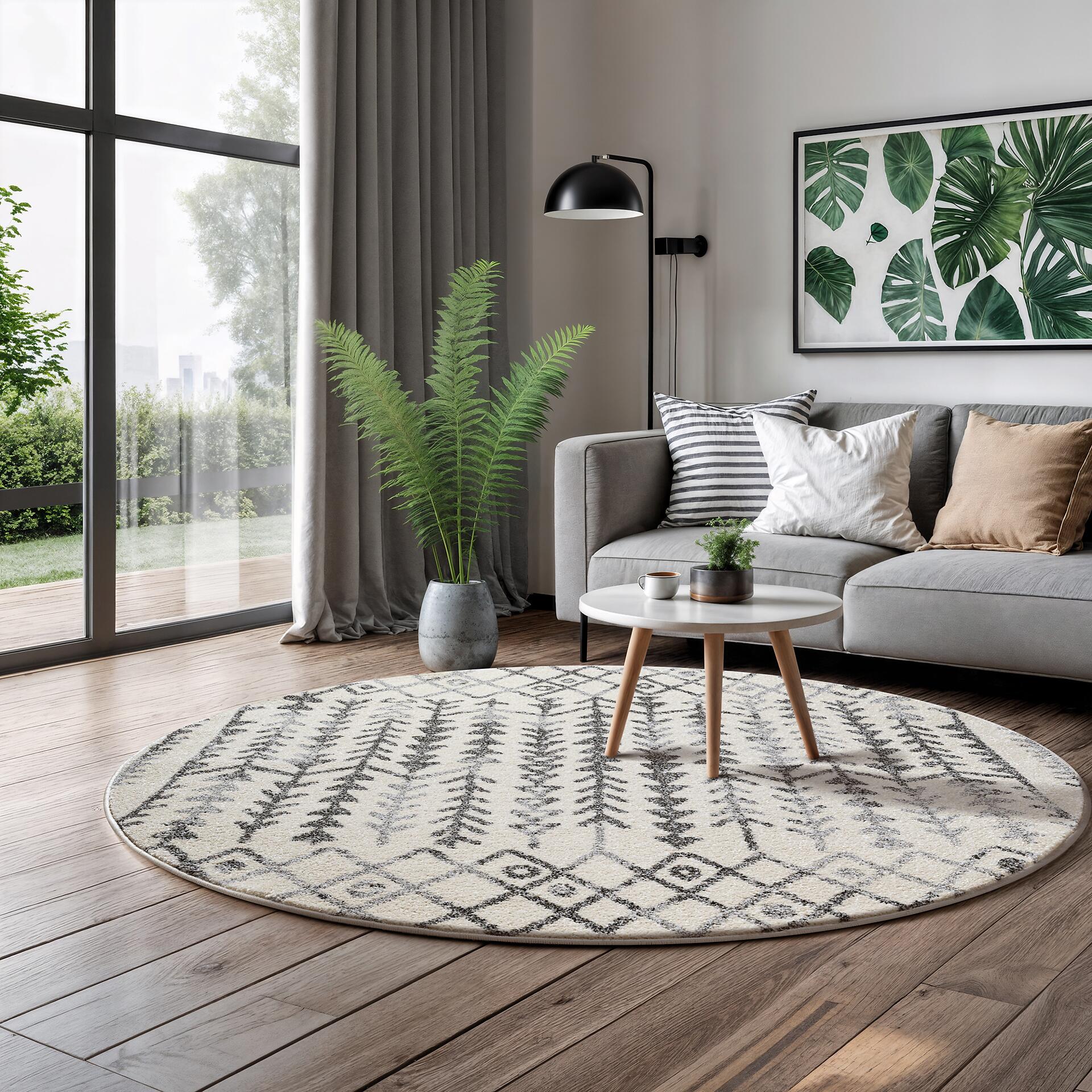 Sanat Teppich creme B/L: ca. 150x150 cm Sanat Teppich creme B/L: ca. 150x150 cm