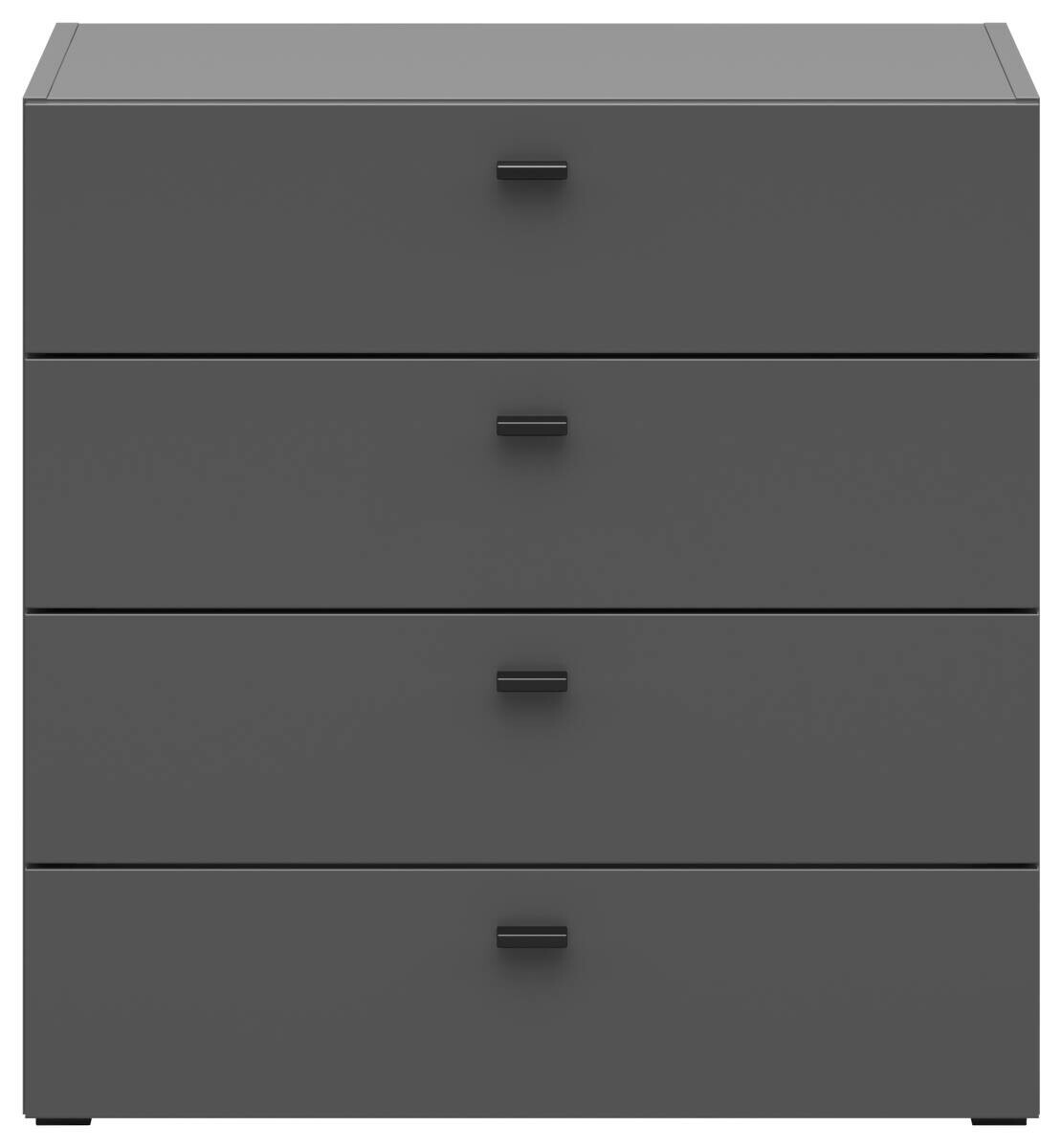 Schubkastenkommode System 64 anthrazit matt B/H/T: ca. 64x64x35 cm