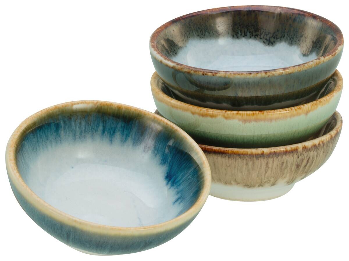 CreaTable Dipp-Schalenset Cascade bunt Steinzeug