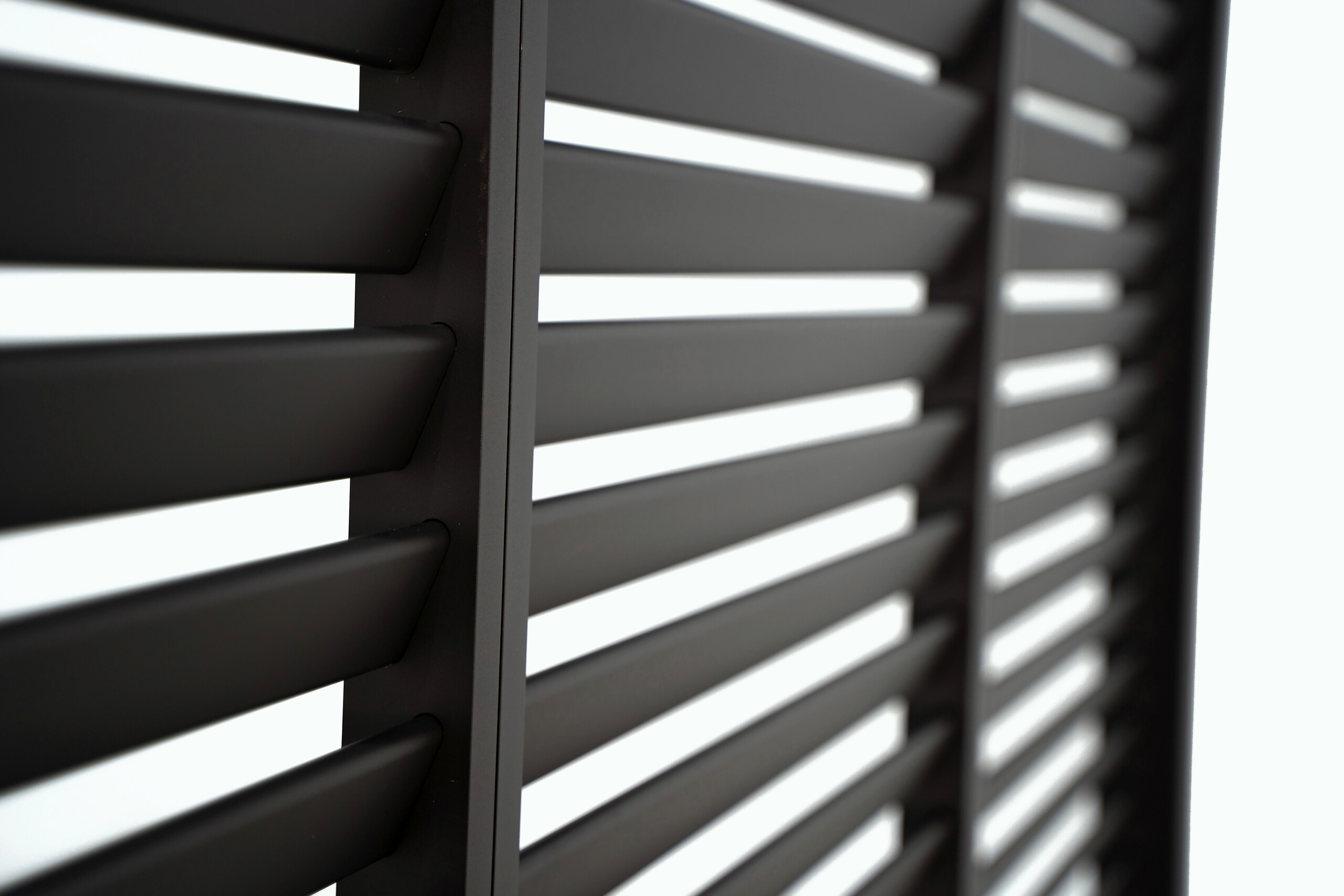 Mirador Lamellen-Seitenteil für Pergola Deluxe anthrazit Aluminium B/H/L: ca. 93x236,1x6 cm