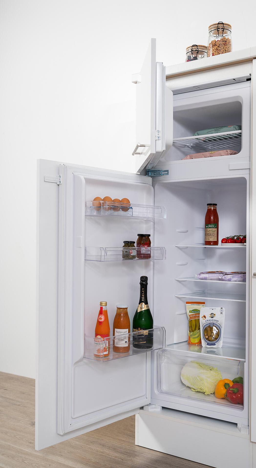 Respekta Küchenblock Amanda weiß Hochglanz B/H/T: ca. 310x200x60 cm