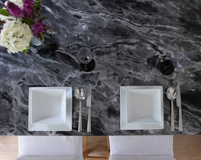 d-c-fix Klebefolie Marmoroptik schwarz grau B/L: ca. 45x200 cm