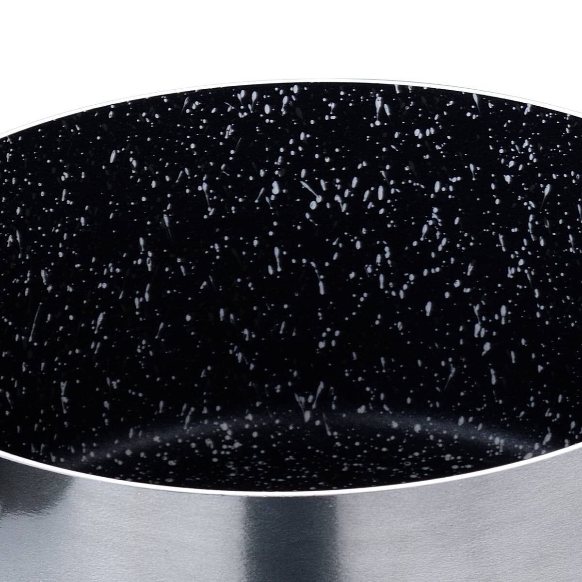 SAN IGNACIO Kochgeschirrset Soria schwarz Aluminium 4 tlg.