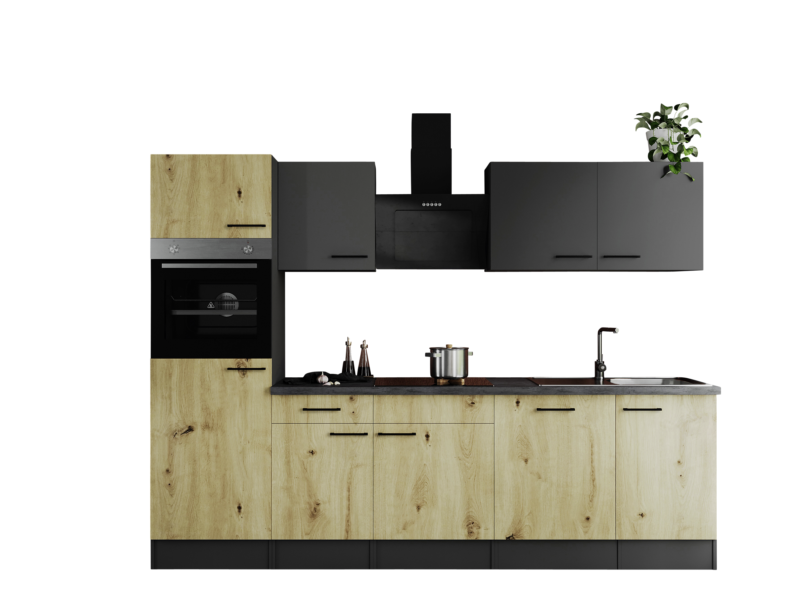 Küchenblock Oliver B/H/T: ca. 280x205x60 cm