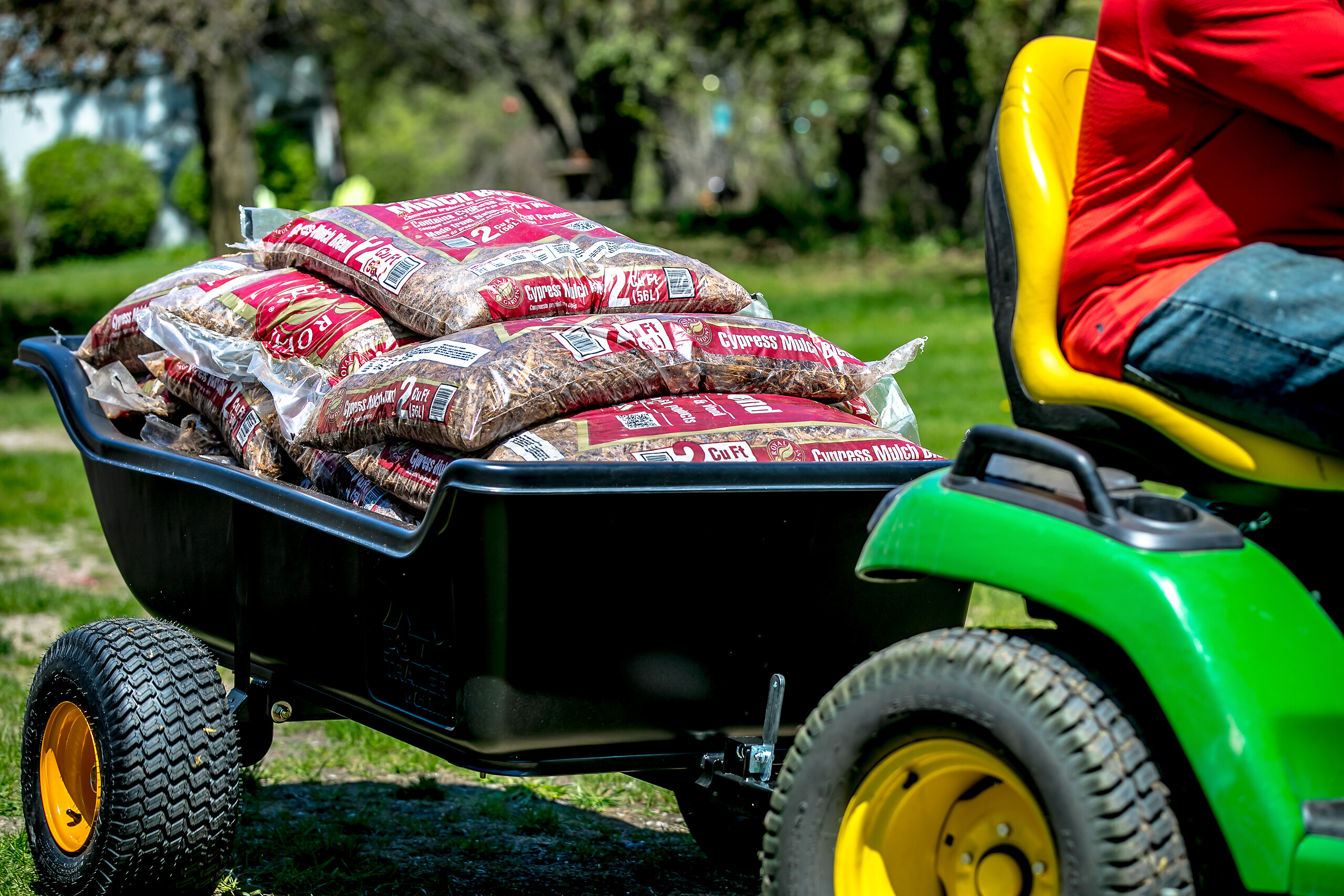 Polar Anhänger Trailer schwarz Stahl B/H/L: ca. 137x79x249 cm