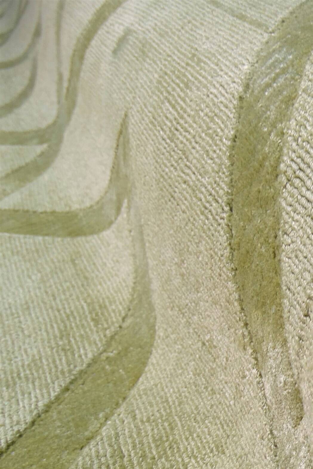 Kayoom Kurzflorteppich Luxury 310 elegant grün B/H/L: ca. 80x0,8x150 cm