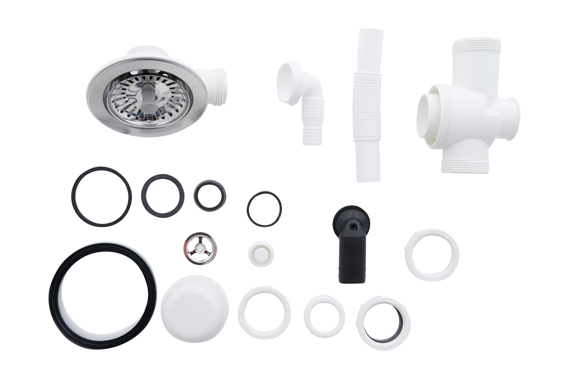 Respekta Einbauspüle Boston 86 x 50 W weiß Mineralite B/H/T: ca. 86x20x50 cm