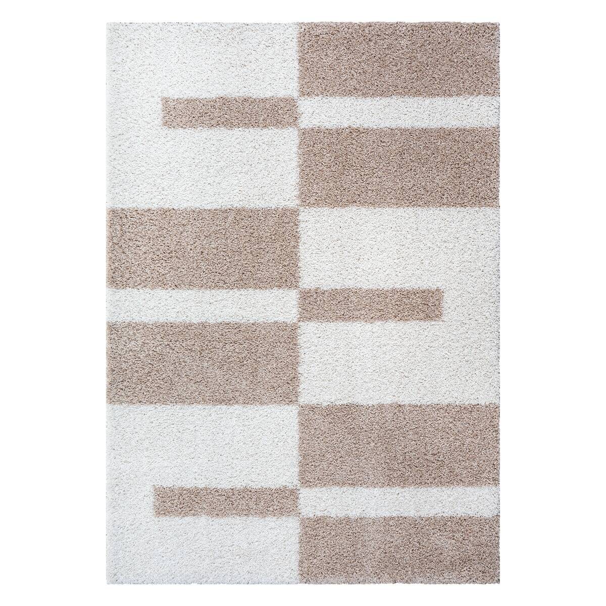 Sanat Hochflorteppich MILANO beige B/L: ca. 80x150 cm