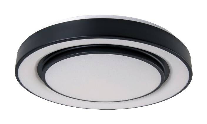 Näve Leuchten LED Deckenleuchte NV1378622 schwarz Eisen Kunststoff H/D: ca. 7x38 cm null 1 Brennstellen