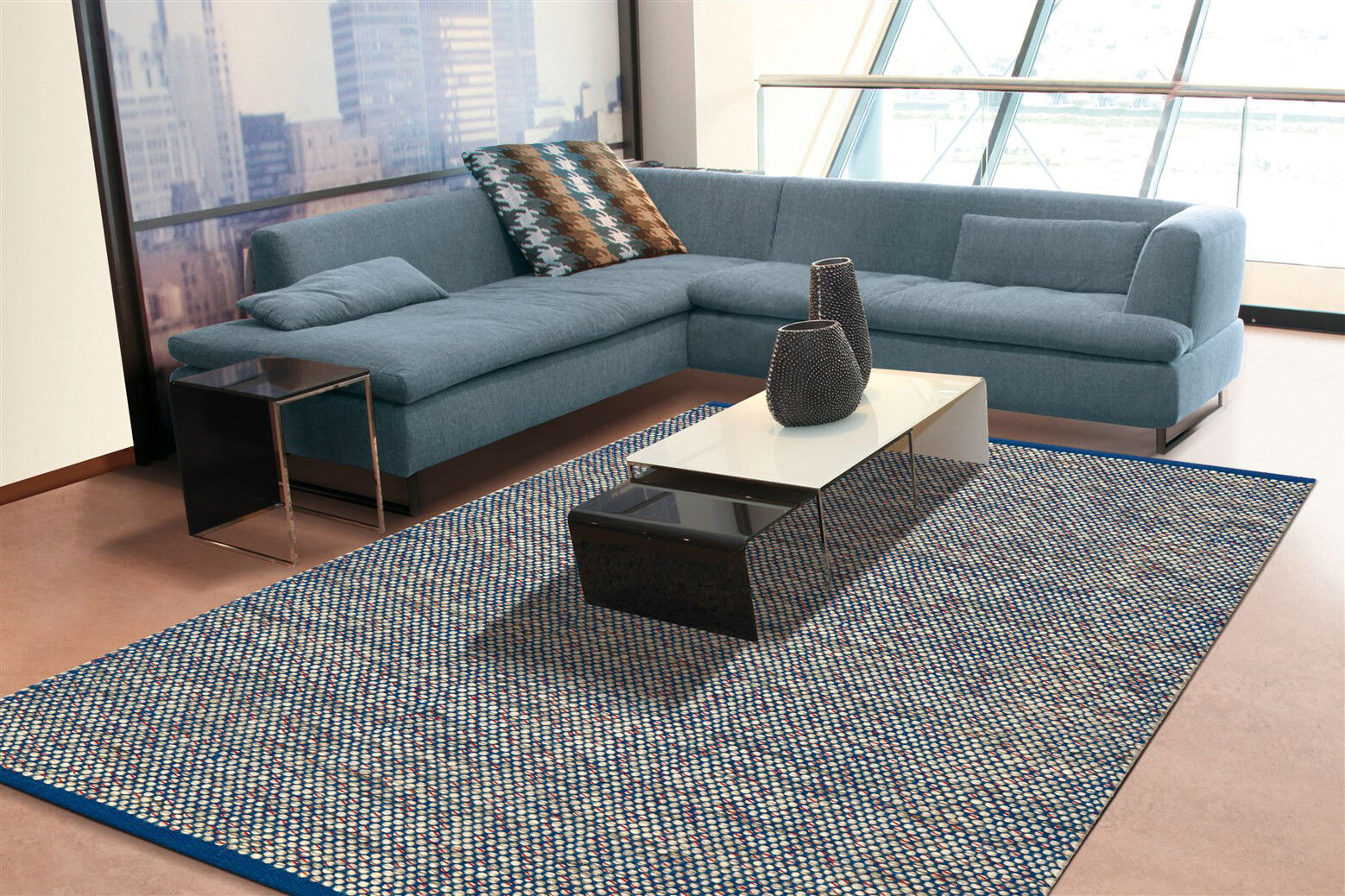 Arte Espina Flachgewebeteppich Tweed 8058 grau B/L: ca. 120x180 cm Arte Espina Flachgewebeteppich Tweed 8058 grau B/L: ca. 120x180 cm