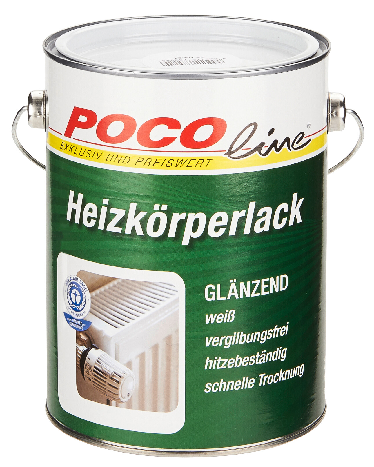 POCOline Acryl Heizkörperlack weiß glänzend ca. 2,5 l