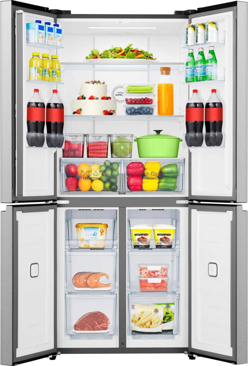 Gorenje Cross-Door NRM819D61X Inox B/H/T: ca. 79,4x190x65 cm