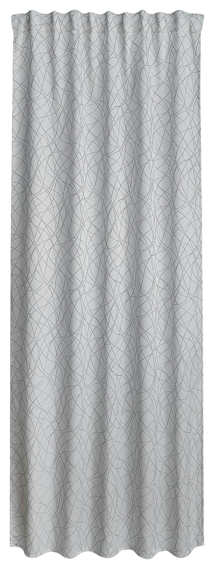 Kombivorhang Doreen silber B/L: ca. 135x245 cm