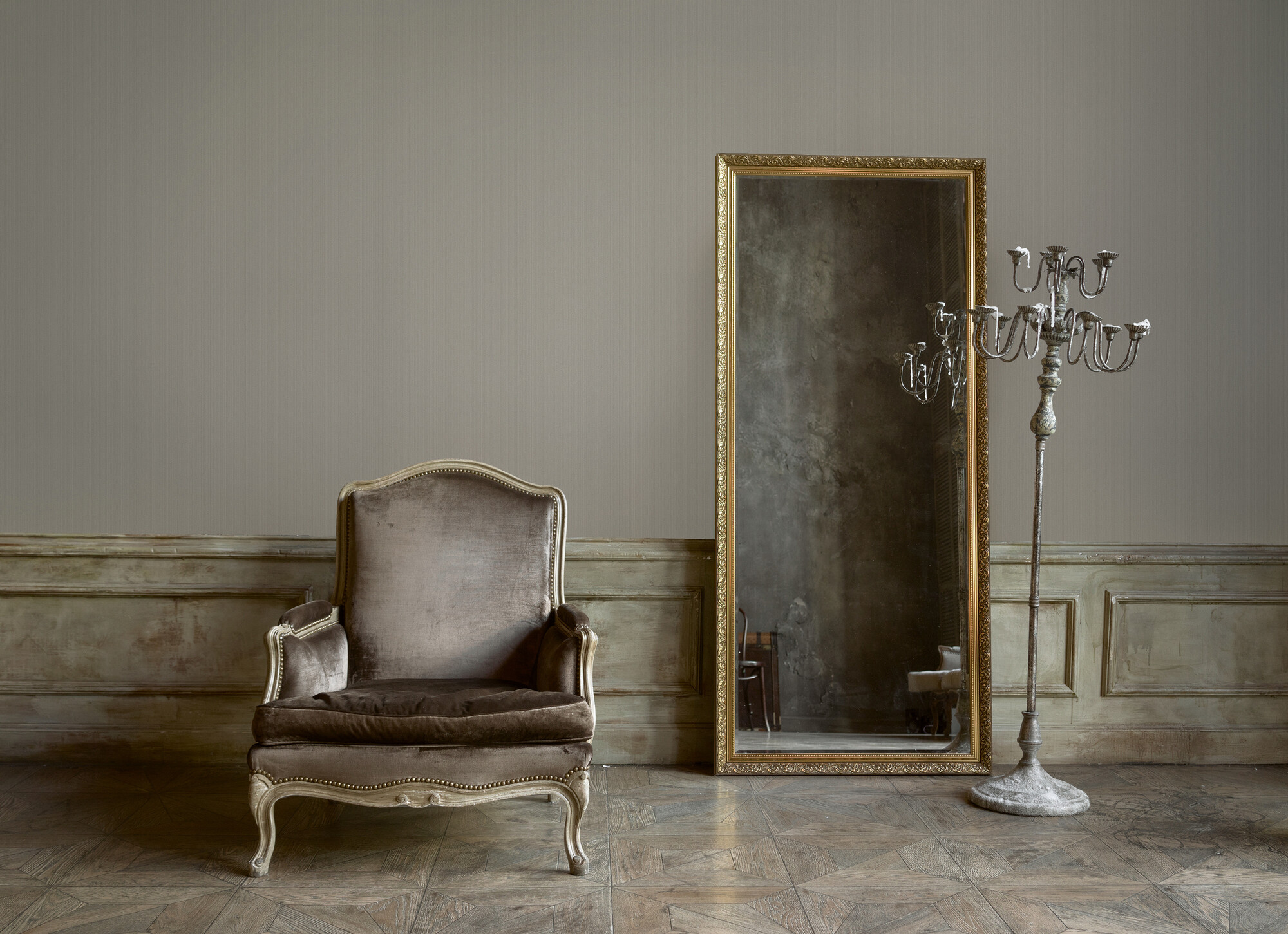 A.S.Creation Vliestapete beige braun B/H/D: ca. 53x1005x8,6 cm