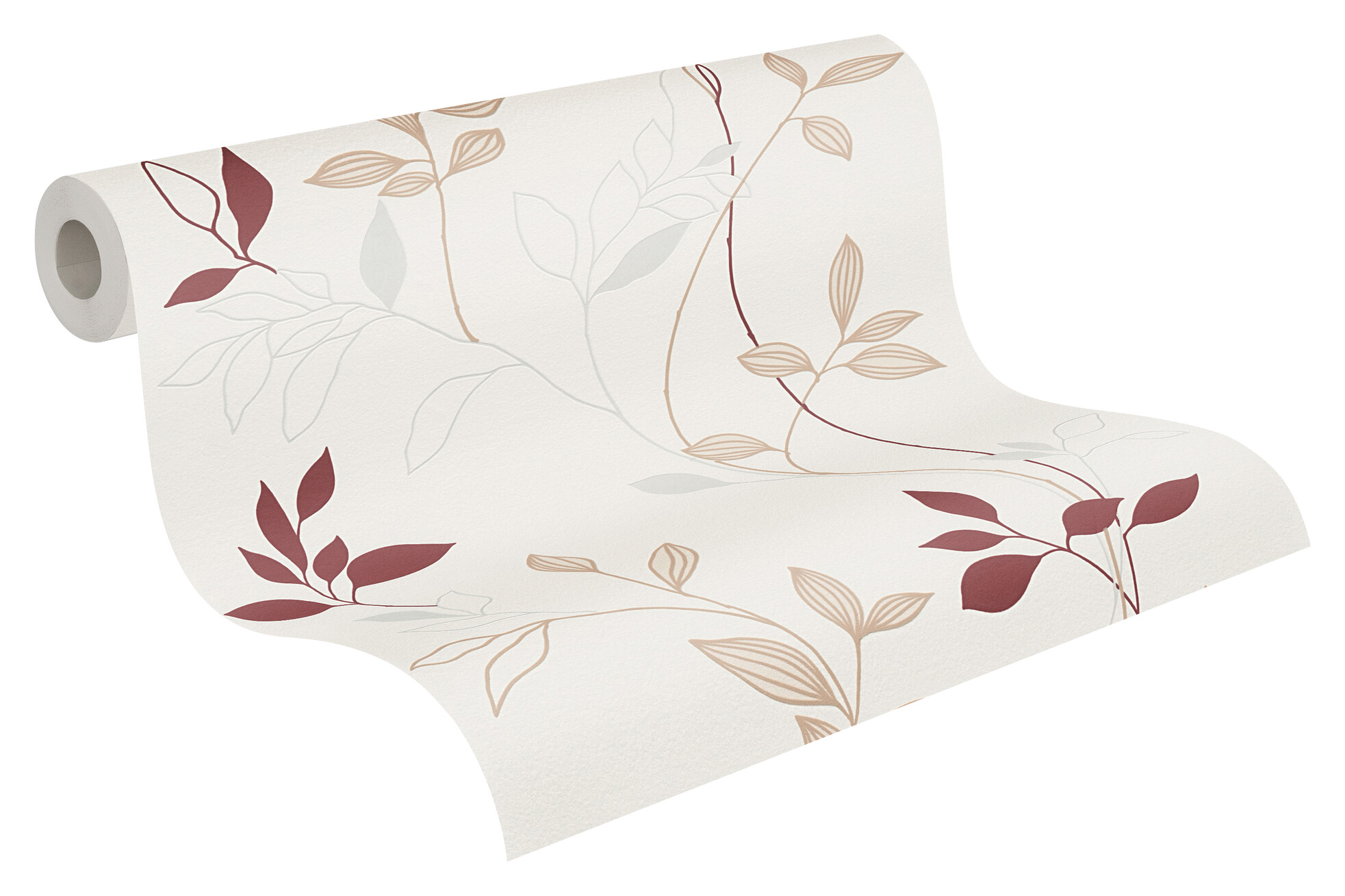 A.S.Creation Vliestapete rot beige B/H/D: ca. 53x1005x9,6 cm