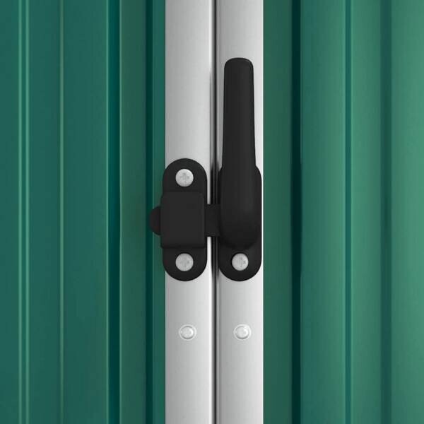 vidaXL Geräteschuppen grün B/H/T: ca. 225x161x89 cm