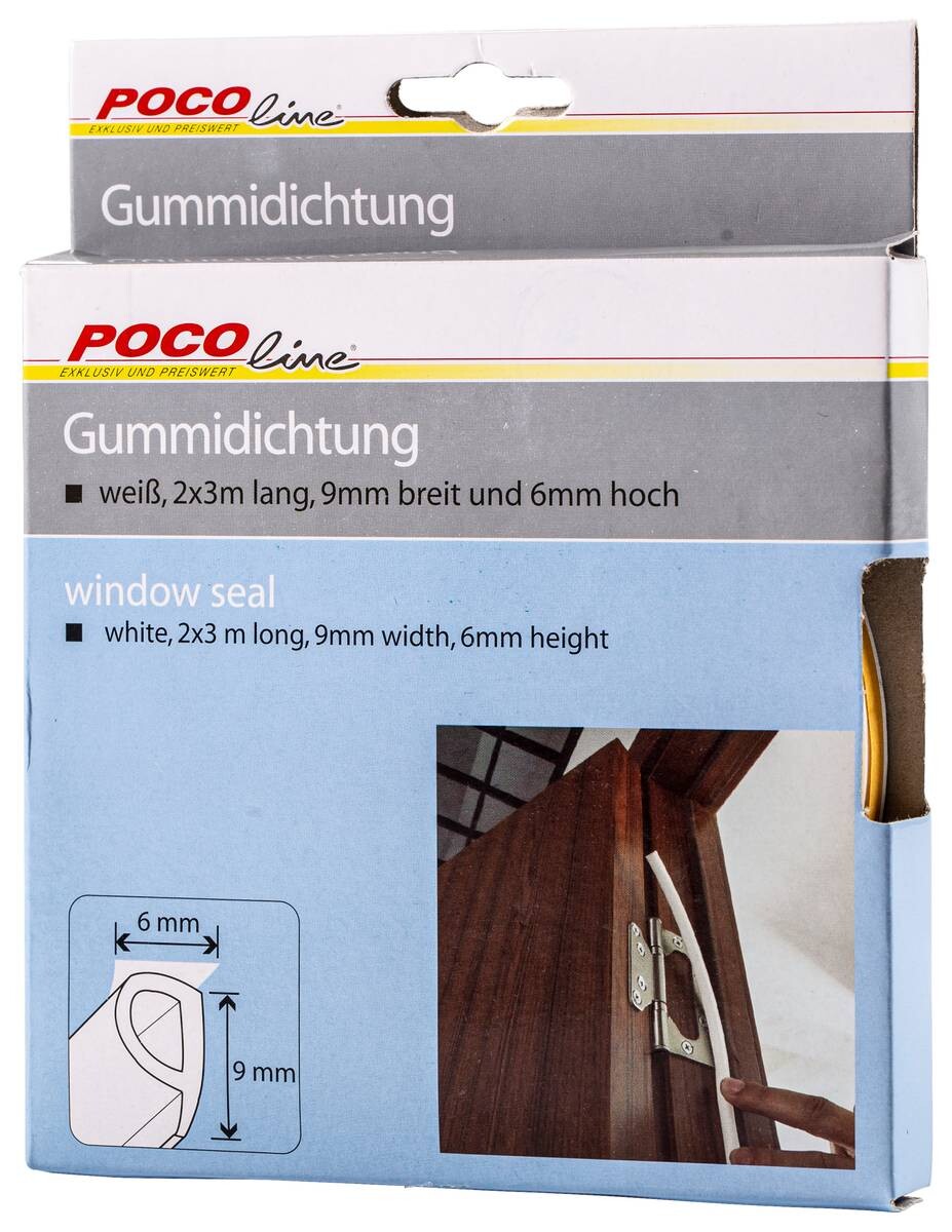 POCOline Profildichtungen weiß L: ca. 600 cm