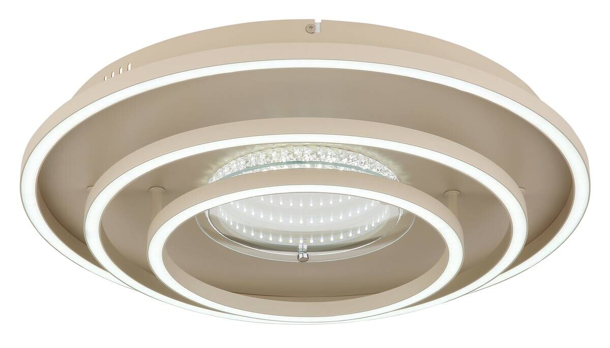 GLOBO Deckenleuchte sand Aluminium Metall H/D: ca. 10,8x51,1 cm 1 Brennstellen