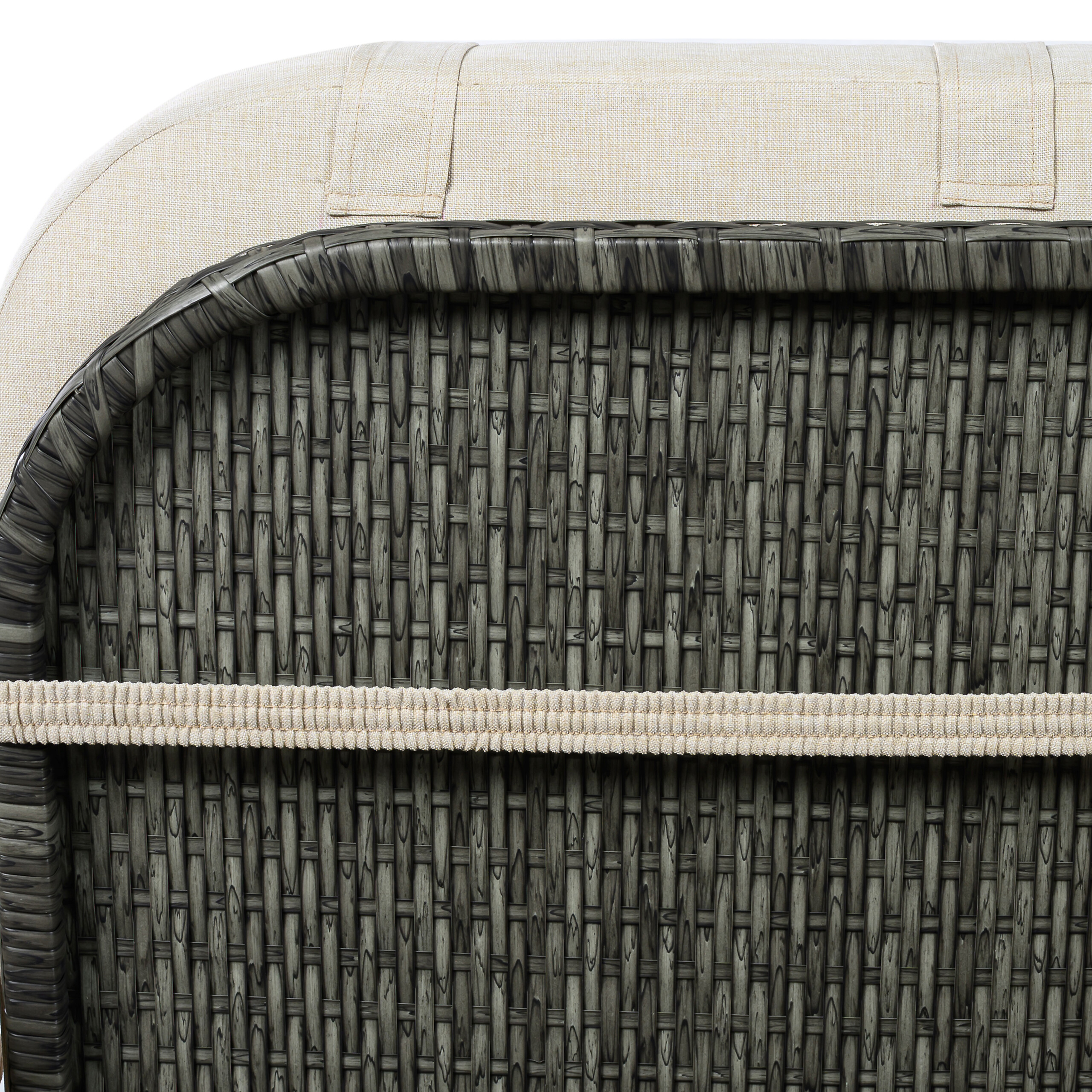 POCOline Gartenliege beige Stahl